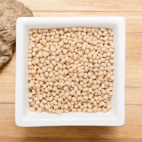 Whole Urad Dal Black Gram Lentils, ideal for traditional Indian dishes like dal makhani and dosa batter, high in protein and fiber.